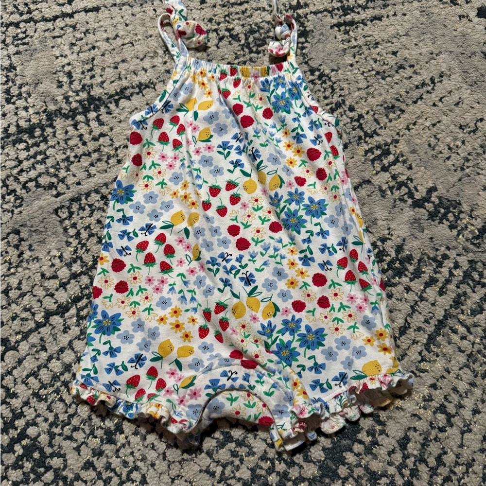Old Navy Multicolor Floral Baby Romper
